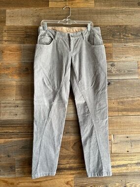 Women’s Sundance Light Gray Corduroy Pants